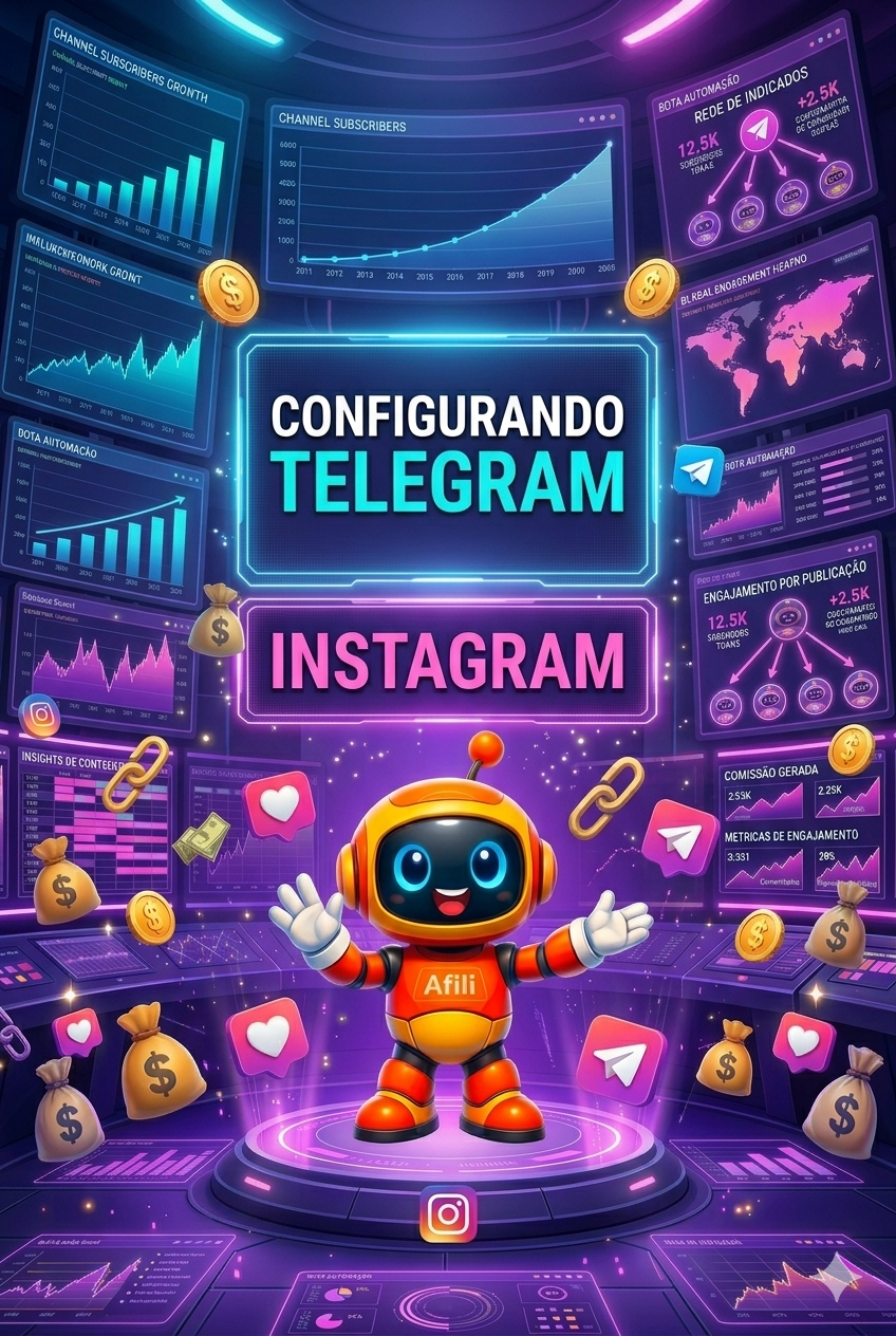 Configurando Instagram e Telegram
